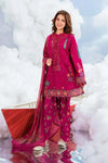 MariaB Basic 3 Pc Unstitched Embroidered Lawn Suit 03B
