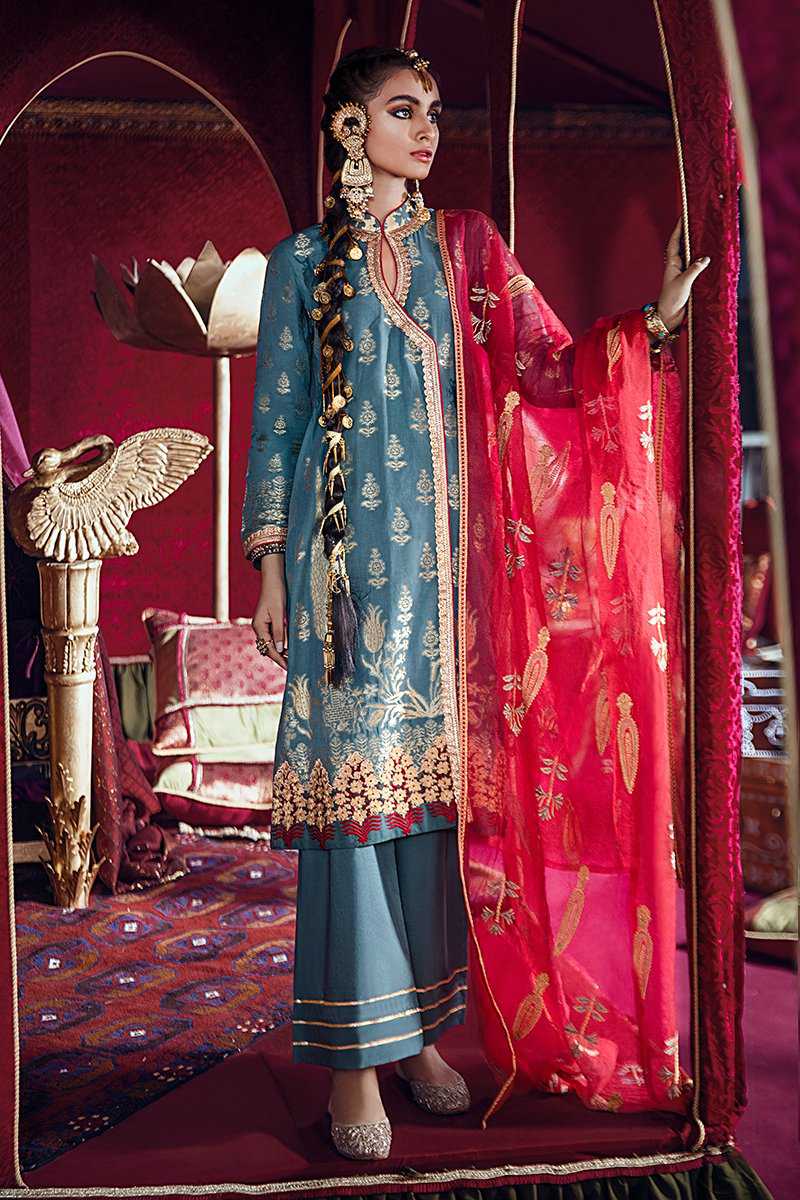 Cross Stitch Baad-e-Chaman B Razia Sultana Unstitched 3 Piece Suit