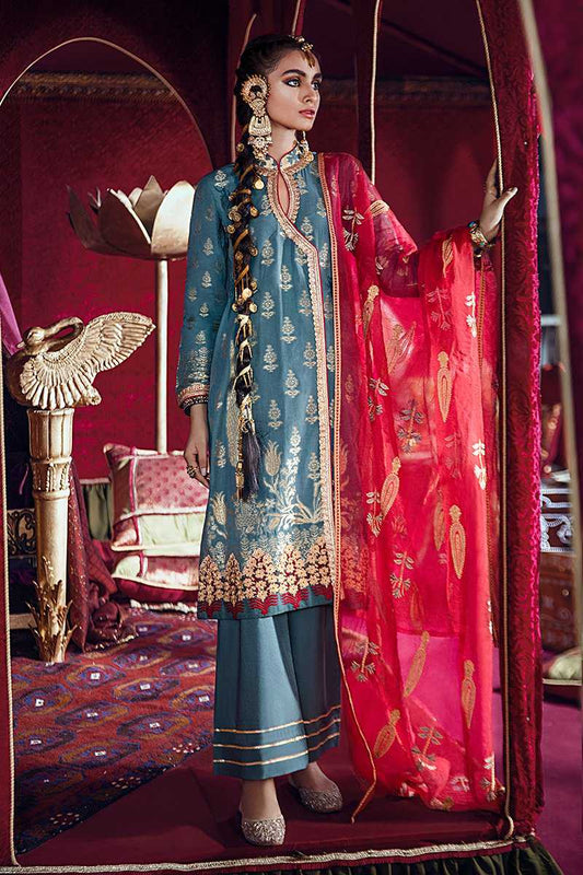 Cross Stitch Baad-e-Chaman B Razia Sultana Unstitched 3 Piece Suit
