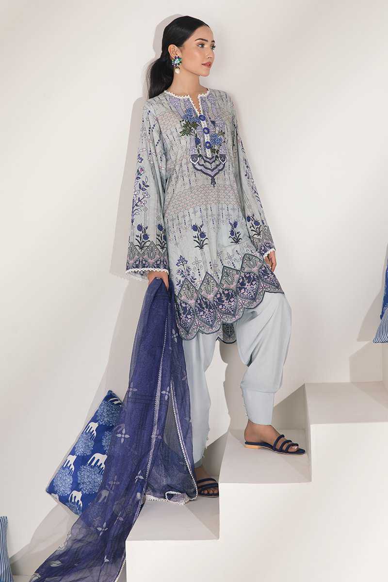 Cross Stitch Fauna Monsoon Edition Unstitched 3 Piece Suit