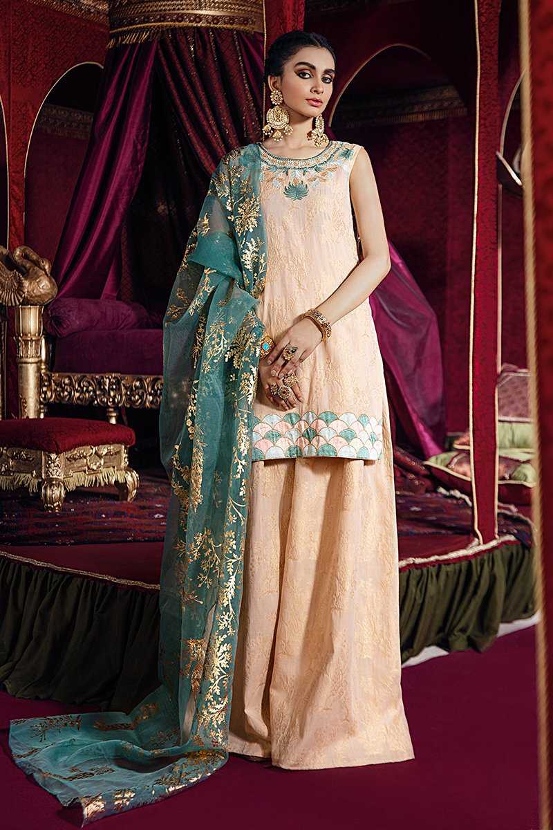 Cross Stitch Bustan-e-Gul A Razia Sultana Unstitched 3 Piece Suit