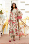 Maria B 3 Piece Unstitched Printed Suit | MPT-2204-B
