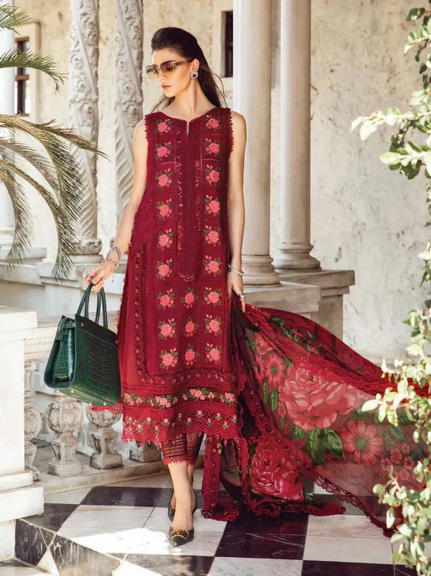 Maria B 3 Piece - Unstitched Suit | EID LAWN-24-05