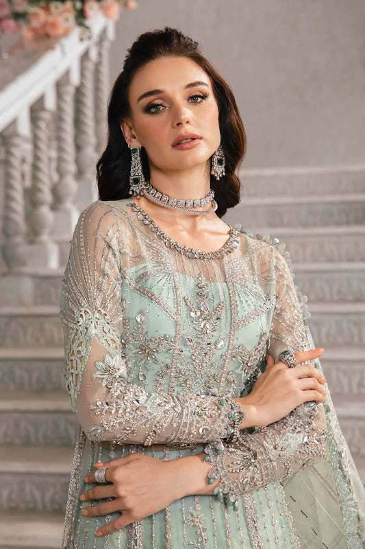 Maria B 3 PIECE UNSTITCHED EMBROIDERED SUIT | BD-2803