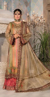 MARIA B Unstitched Bronze, Maroon and Carrot pink (BD-2207)