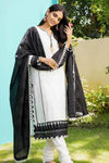 Gul Ahmed  3PC Unstitched Cotton Embroidered Suit with Jacquard Dupatta MJ-22075