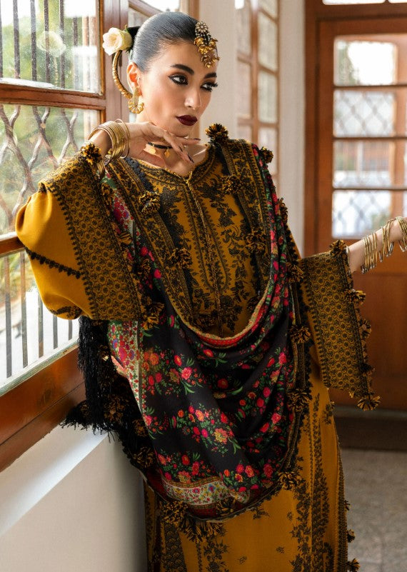 Hussain Rehar Winter Karandi Unstitched SAAGE