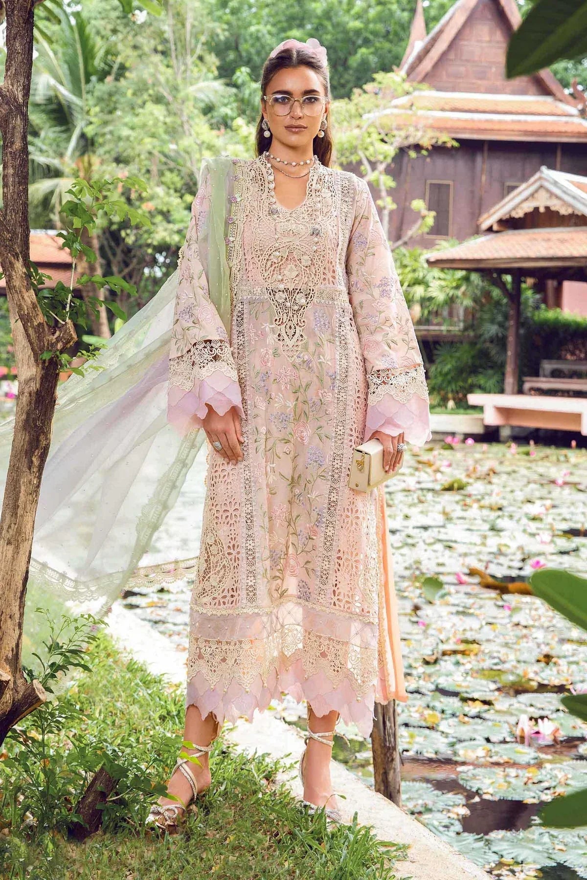 Maria B 3 Piece - Unstitched Suit | EID LAWN-24-07