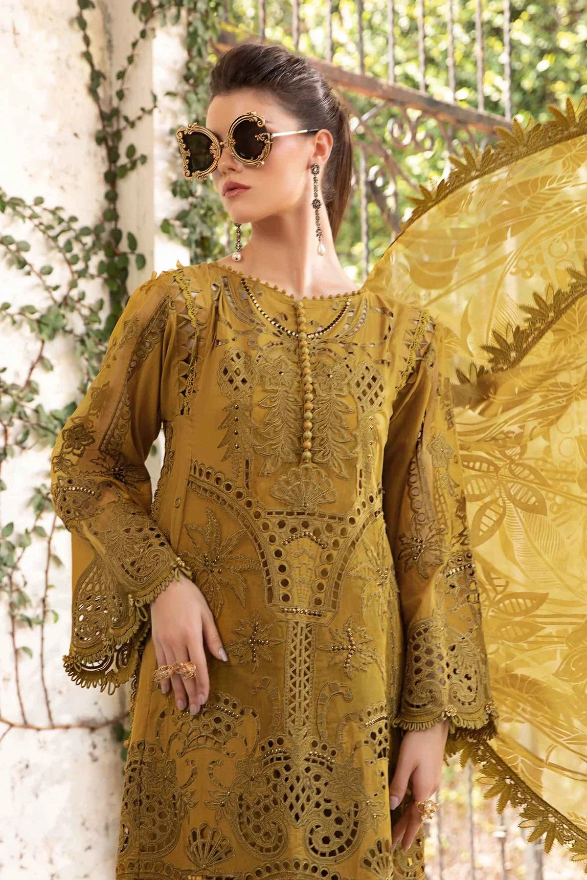 Maria B 3 Piece - Unstitched Suit | EID LAWN-24-08