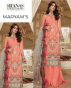 Matching embroidered chiffon dupatta displayed with shirt and trousers