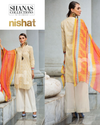 Nishat Linen Blende Chiffon & Slub Lawn Printed Unstitched 2 Piece Suit