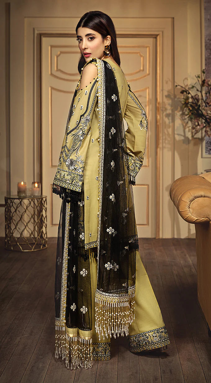 Anaya Luxury Lawn Veronique Embroidered Unstitched 3 Piece Suit