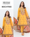 Matching printed khaddar dupatta displayed with shirt and trousers