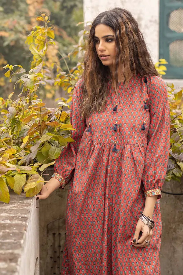 Gul Ahmed1PC Unstitched Printed Lawn Fabric SL-966 A