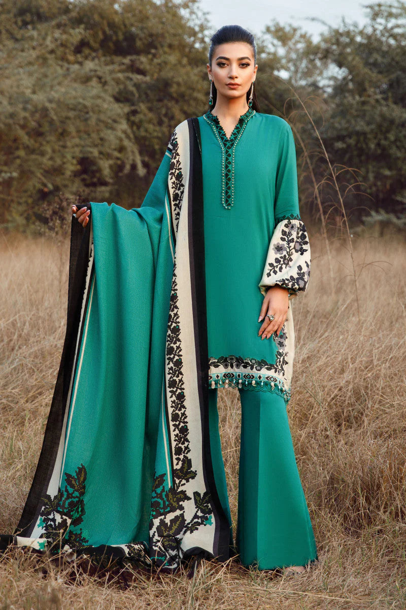 Maria.B 9-A Unstitched 3 Piece Suit