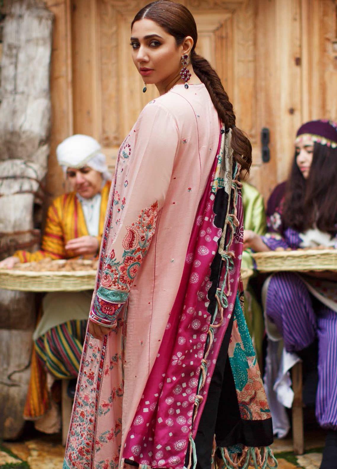 Elan Embroidered Lawn Suits Unstitched 3 Piece Suit
