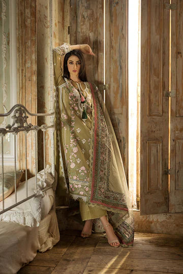 Sobia Nazir 4B Embroidered Lawn Unstitched 3 Piece Suit