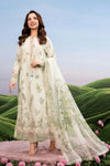 MariaB Basic 3 Pc Unstitched Embroidered Lawn Suit 02A