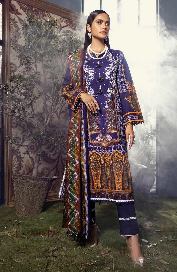 Gul Ahmed Pure Joy of Winter Printed Khaddar 3Pc Suit AP-12064