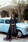 Nqash Chikankari Black Rose