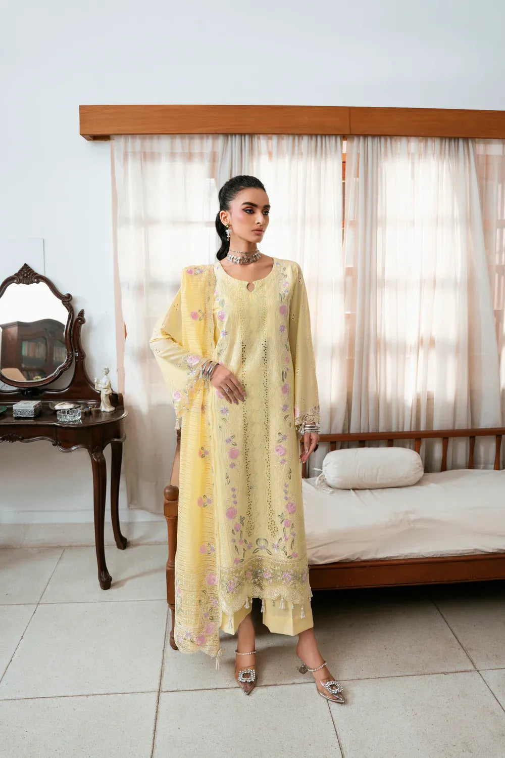 Naqsh Chikankari Sun Glow