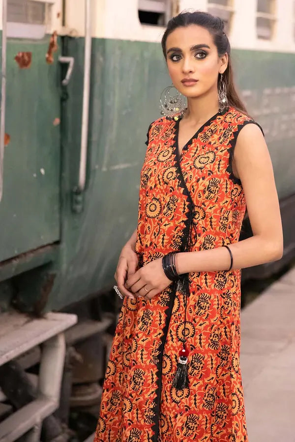 Gul Ahmed 2PC Unstitched Printed Lawn Shirt With Printed Trouser TL-346 B