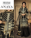 Diane suit full 3-piece view with embroidered lawn shirt
Soft printed chiffon dupatta and delicate embroidery close-up
