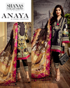 Amalie suit full view with embroidered shirt and chiffon dupatta
Close-up of embroidery patterns and printed dupatta colors