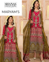 Embroidered chiffon shirt fabric with detailed motifs laid flat