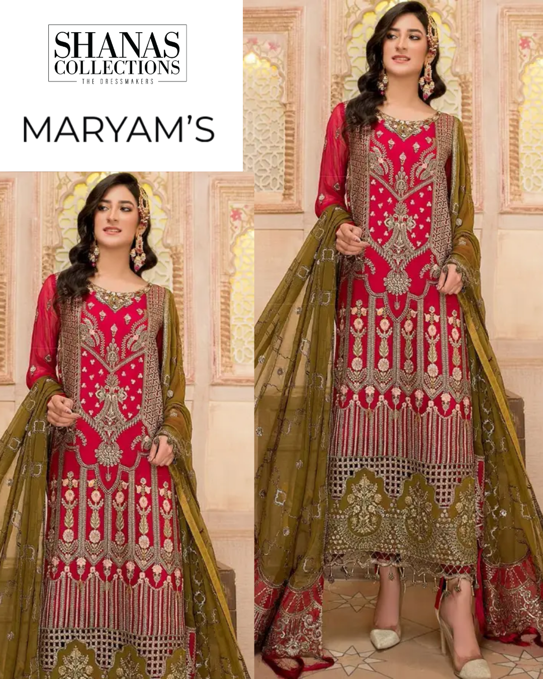 Embroidered chiffon shirt fabric with detailed motifs laid flat