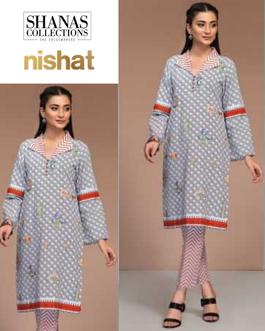 Nishat Linen Winter 2020 Printed Khaddar Unstitched 2 Piece Suit