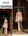 Tabassum Mughal Luxury Lawn Collection  Embroidered Net & Digital Silk Unstitched 3 Piece Suit