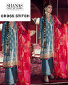 Cross Stitch Baad-e-Chaman B Razia Sultana Unstitched 3 Piece Suit