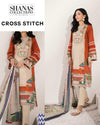 Cross Stitch Tangerine Monsoon Edition Unstitched Embroidered 3 Piece Suit
