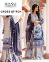 Cross Stitch Peacoat Tabeer Lawn Unstitched Embroidered 3 Piece Suit