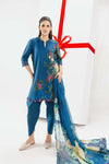 MariaB Basic 3 Pc Unstitched Embroidered Lawn Suit 12A