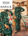 M.Prints MPT-1210 A, unstitched embroidered lawn UK, Pakistani summer suit, 3-piece printed dupatta outfit, breathable cotton trousers, Shana’s Collections
