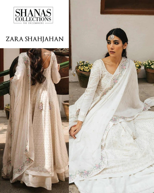 Zara Shahjahan Bano B Luxury Lawn Unstitched 3 Piece Suit